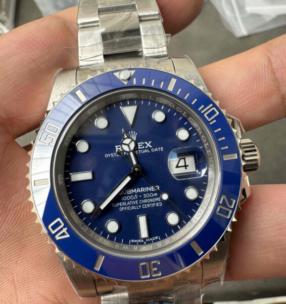 Clean Factory Rolex Submariner 116619LB Blue Dial 40mm 1:1 Super Clone