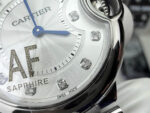 Cartier Ballon Bleu AF Factory 33mm Silver Dial Super Clone - Image 4