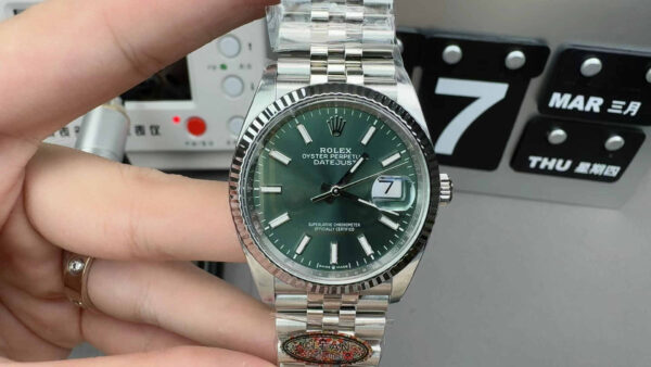 Rolex Datejust 126234 Green Dial 36mm Clean Factory 1:1 Super Clone