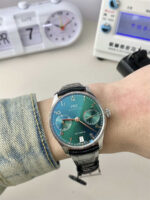 IWC Portugieser ZF Factory Green Dial 42.3mm Super Clone - Image 2