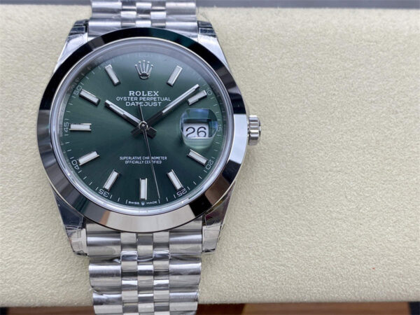 Rolex Datejust 41mm Green Dial Top Clone