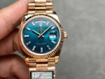 Rolex Day-Date QF Factory 36mm Ice Blue Dial Top Clone