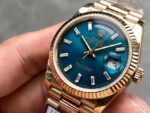 Rolex Day-Date QF Factory 36mm Ice Blue Dial Top Clone - Image 2