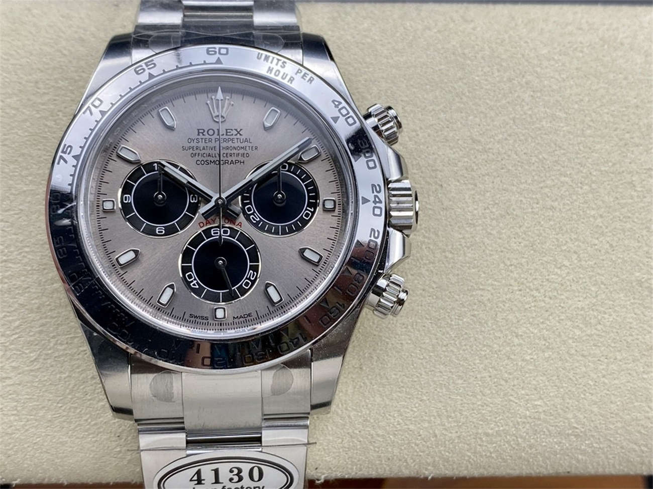 IMG_0989 Rolex Daytona 126509 Grey Dial 40mm Clean Factory 1:1 Super Clone - Image 1