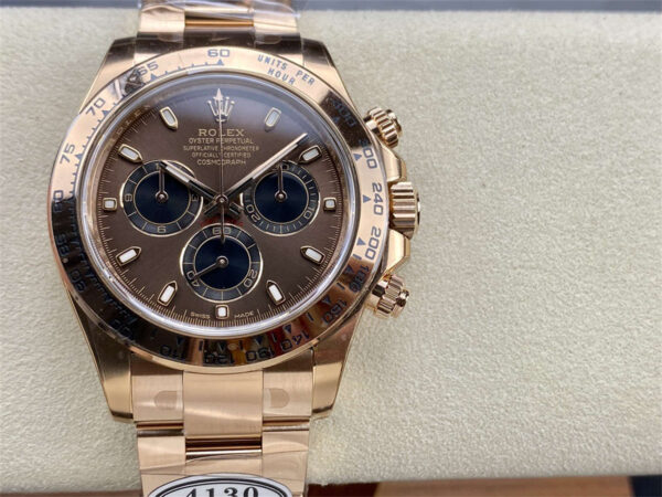 Rolex Daytona 4130 40mm Brown Dial Clean Factory Top Clone