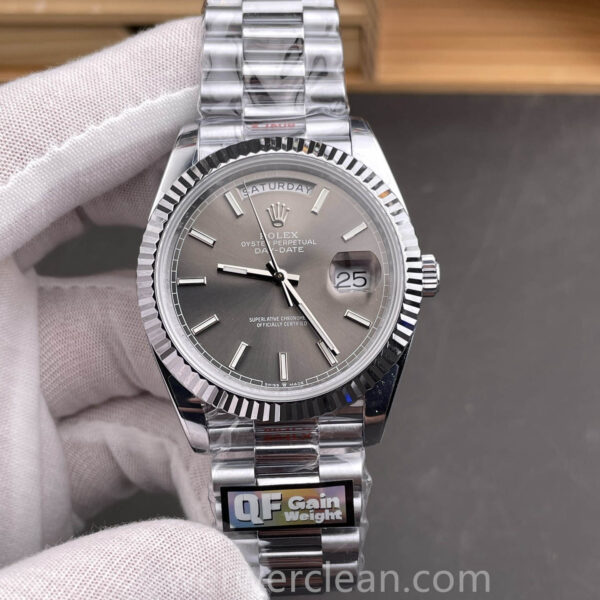Rolex Day-Date m228239-0060 QF Factory Slate Grey Dial 40mm Top Clone