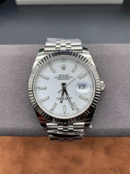 Rolex Datejust 41mm White Dial Clean Factory Top Clone