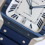 Cartier Santos Blue Dial 39.8mm GF Factory 1:1 Super Clone - Image 9