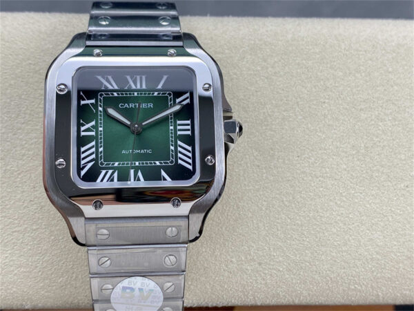 Cartier Santos Green Dial 35.1mm BV Factory