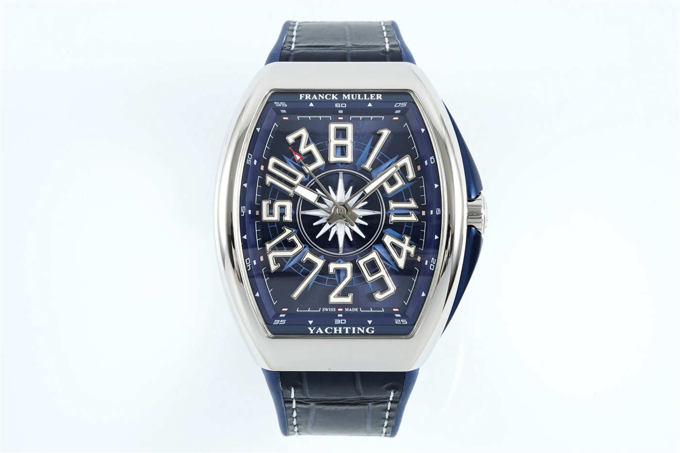 IMG_3087 Franck Muller Vanguard 2824 Blue Dial Super Clone - Image 1