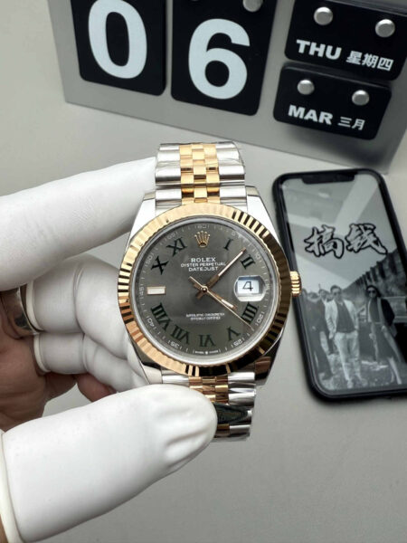 Clean Factory Rolex Datejust 126333 Rose Gold Dial 1:1 Super Clone