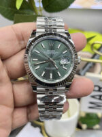 Rolex Datejust 126334 41mm Green Dial Clean Factory Super Clone
