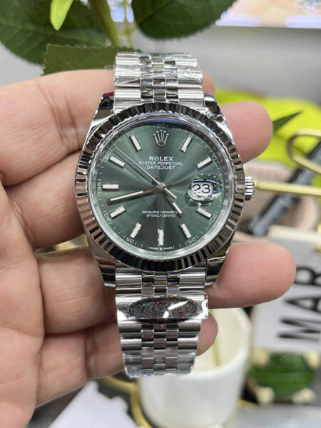 Rolex Datejust 126334 41mm Green Dial Clean Factory Super Clone