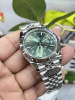 Rolex Datejust 126334 41mm Green Dial Clean Factory Super Clone - Image 4