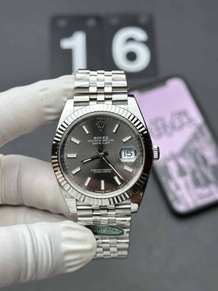 Rolex Datejust 126334 Grey Dial 41mm Clean Factory 1:1 Super Clone