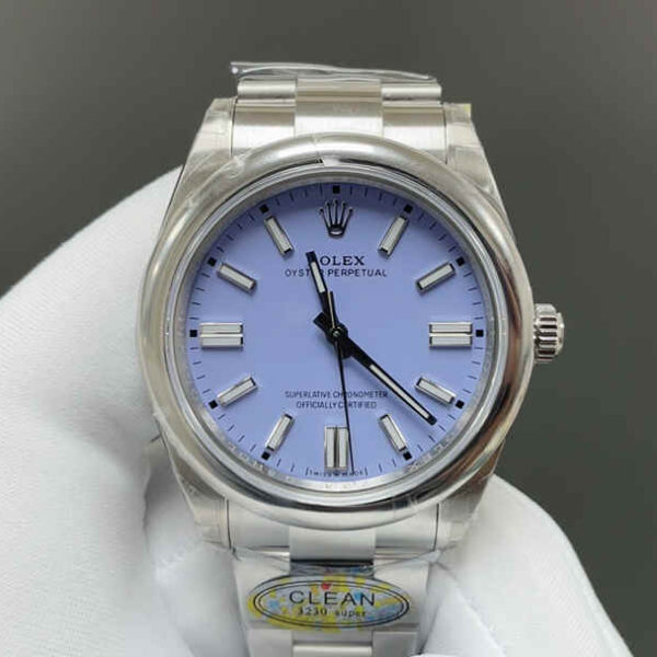 Rolex Oyster Perpetual 124300 41mm Purple Dial Clean Factory Super Clone