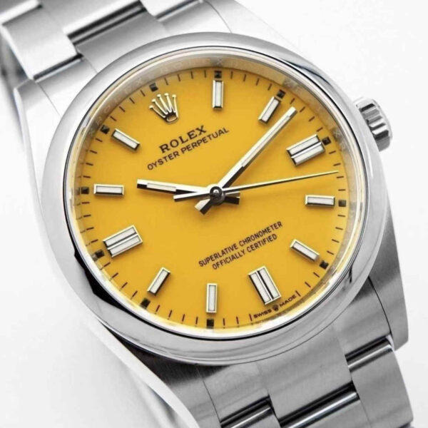 Rolex Oyster Perpetual 134300-0007 Yellow Dial 41mm Clean Factory 1:1 Super Clone