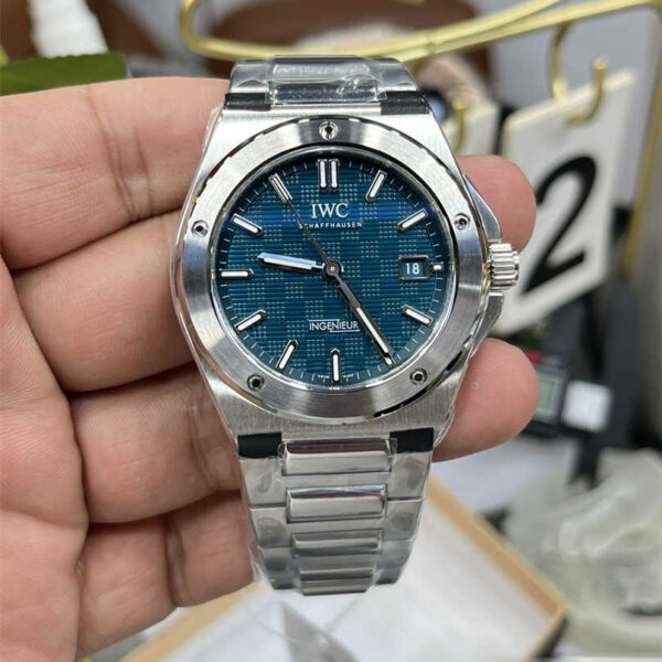 IWC V7 Factory Blue Dial 40mm Top Clone
