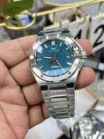 IWC V7 Factory Blue Dial 40mm Top Clone - Image 4