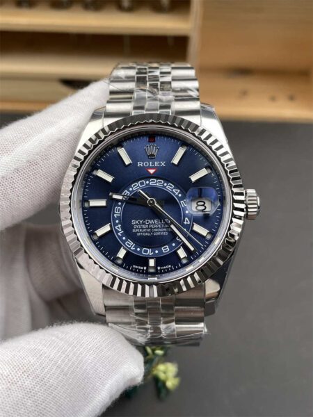 ZF Factory Rolex Sky-Dweller m336934-0006 Blue Dial 42mm 1:1 Super Clone