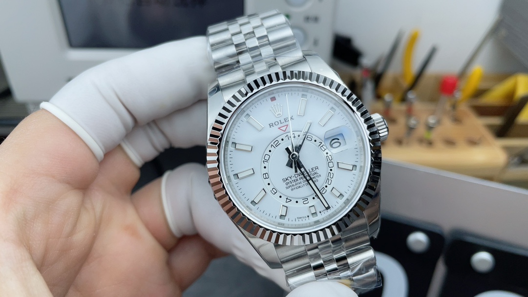 wsxc1764598709044_0 Rolex Sky-Dweller White Dial 42mm ZF Factory 1:1 Super Clone - Image 1