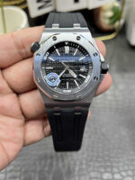 Audemars Piguet Royal Oak Offshore 15703ST APS Factory Black Dial 42mm Super Clone