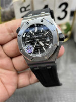 Audemars Piguet Royal Oak Offshore 15703ST APS Factory Black Dial 42mm Super Clone - Image 4