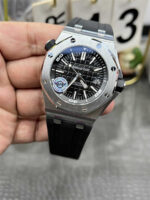 Audemars Piguet Royal Oak Offshore 15703ST APS Factory Black Dial 42mm Super Clone - Image 8