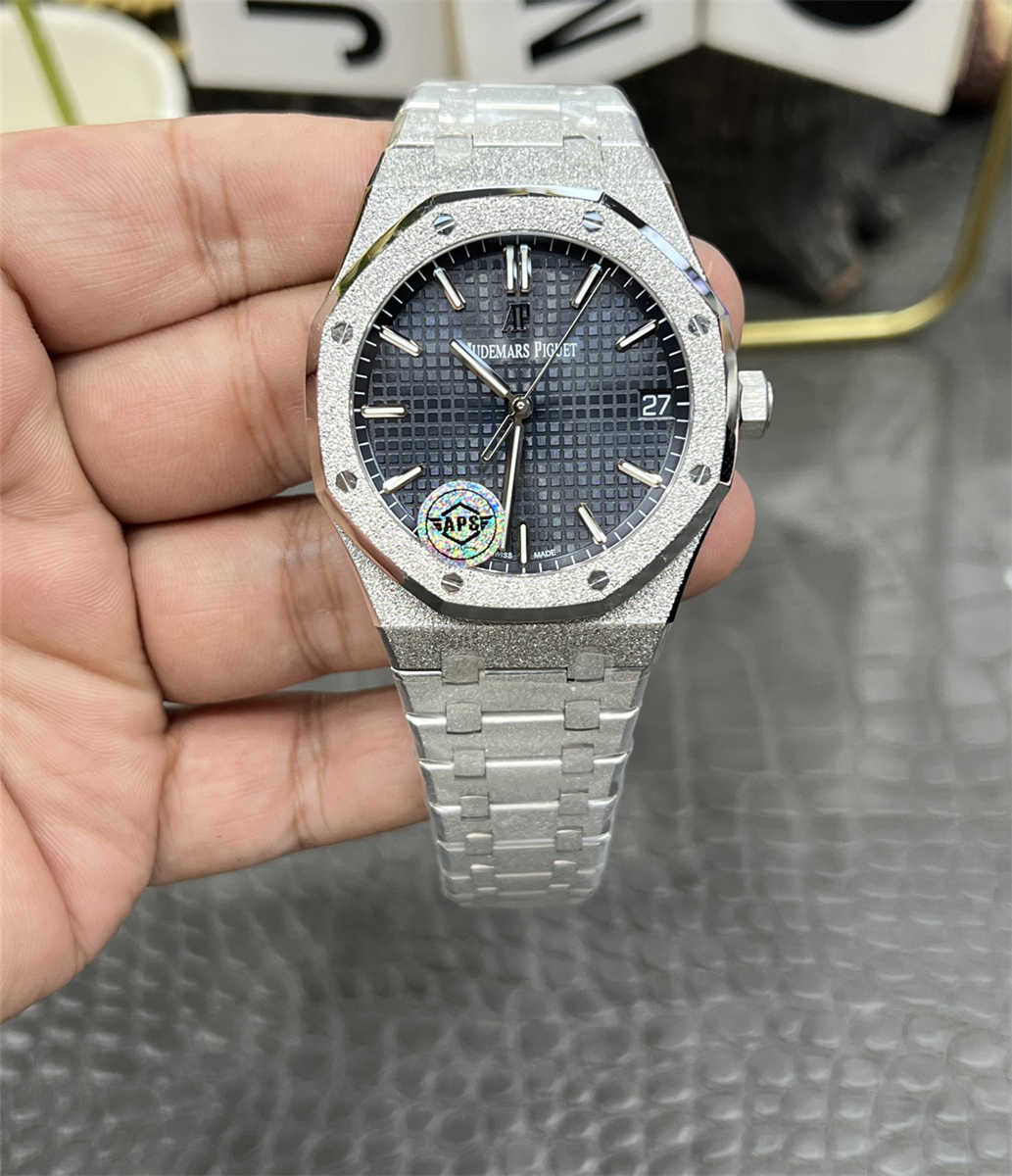 wsxc1764762910778_0 Audemars Piguet 15500 APS Factory Blue Dial 41mm Super Clone - Image 1