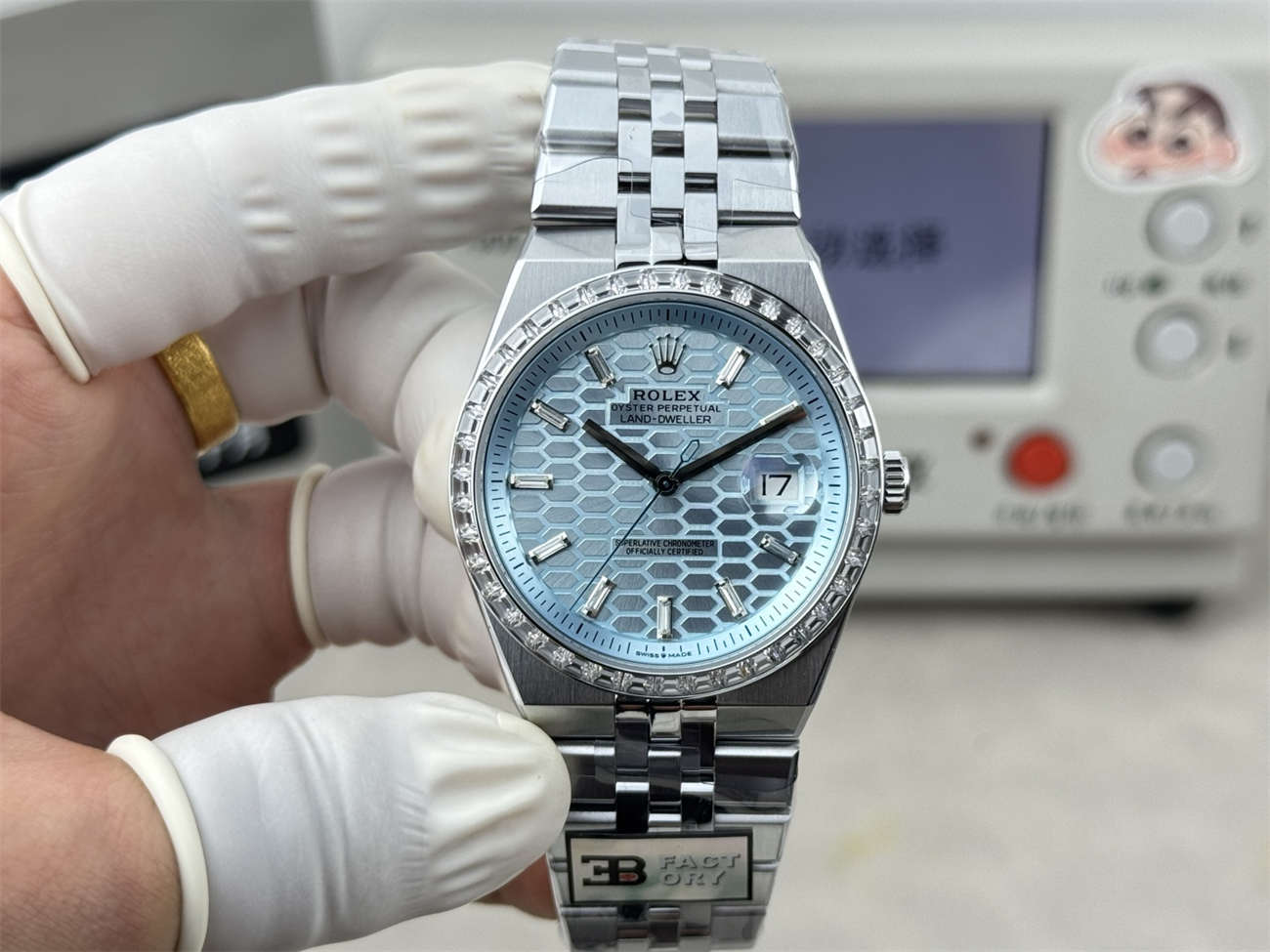 wsxc1764840096695_0 Rolex 127386TBR-0001 40mm Ice Blue Dial 3B Factory Super Clone - Image 1