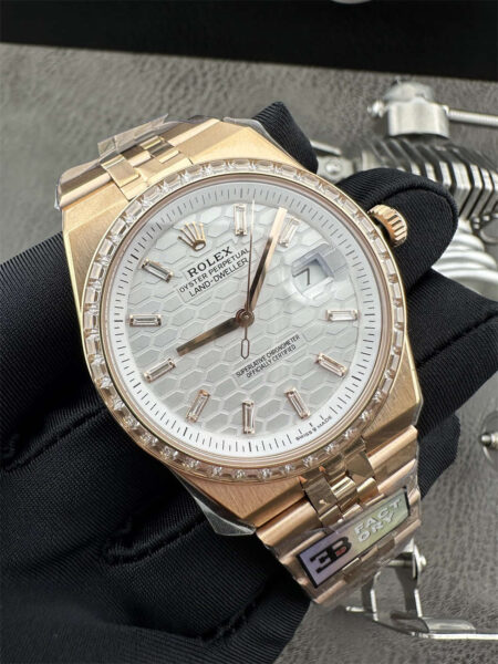 Rolex 127385TBR 3B Factory 40mm White Dial Top Clone