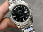 Rolex Day-Date 3255 QF Factory 40mm Ice Blue Dial Super Clone - Image 2