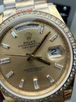 QF Factory Rolex Day-Date 2836 Ice Blue Dial 36mm 1:1 Super Clone - Image 3