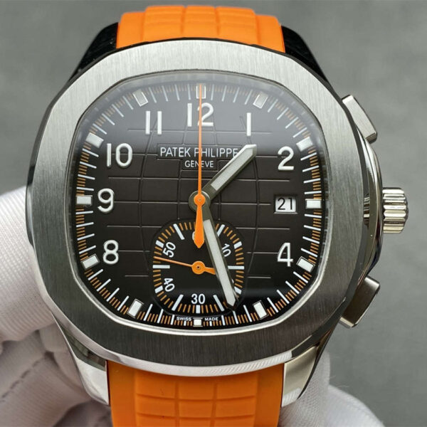 Patek Philippe Aquanaut 5968 3K Factory Black Dial 42.2mm Top Clone
