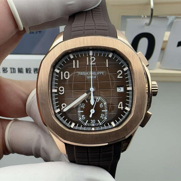 3K Factory Patek Philippe Aquanaut 5968R-001 Black Dial 42.2mm 1:1 Super Clone