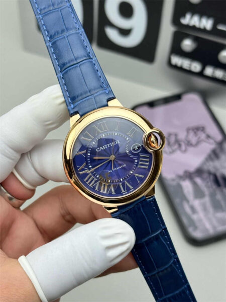 AF Factory Cartier Ballon Bleu Blue Dial 42mm 1:1 Super Clone