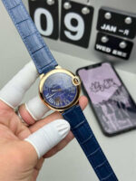 AF Factory Cartier Ballon Bleu Blue Dial 42mm 1:1 Super Clone - Image 8