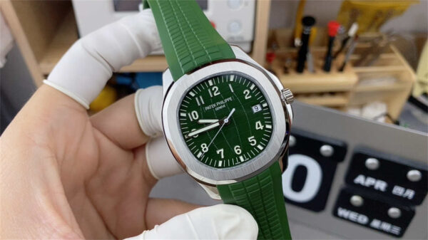 Patek Philippe Aquanaut 5168G 3K Factory Green Dial 42mm Super Clone