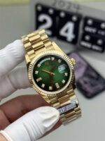 Rolex 128238-0069 QF Factory 36mm Green Dial Top Clone - Image 2