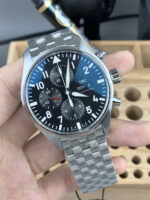 IWC Pilot Black Dial 43mm 1:1 Super Clone - Image 3