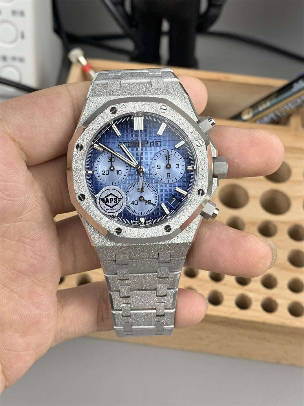 wsxc1766509014022_0 Audemars Piguet Royal Oak 26240 41mm Blue Dial APS Factory Top Clone - Image 1
