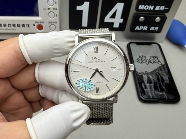 IWC Portofino Silver Dial 40mm 1:1 Super Clone