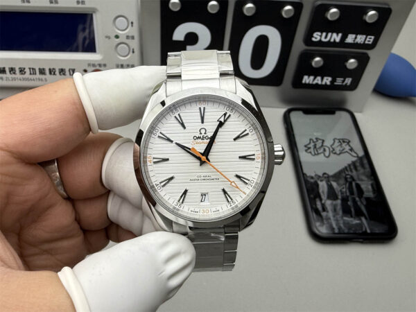 Omega Seamaster 220.10.41.21.02.001 41mm Silver Dial Top Clone