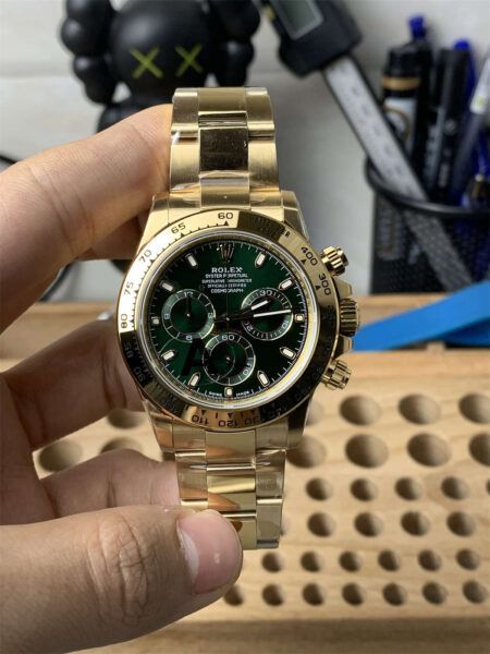 Rolex Daytona 4130 40mm Green Dial VS Factory Top Clone