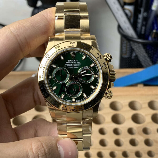 Rolex Daytona 4130 40mm Green Dial VS Factory Top Clone