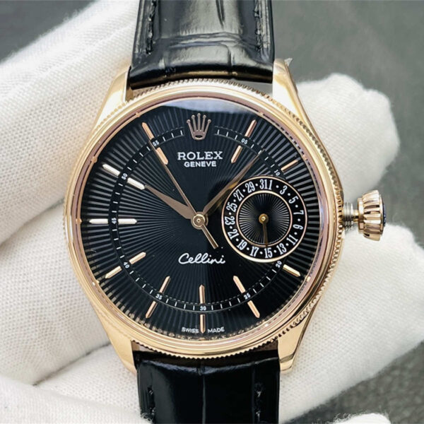 Rolex Cellini M50515-0010 VR Factory 39mm Rose Gold Dial Super Clone