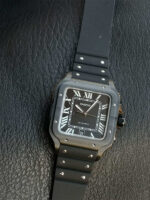 Cartier Santos GF Factory Black Dial 39.8mm Top Clone - Image 8