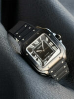 Cartier Santos GF Factory Black Dial 39.8mm Top Clone - Image 2