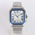 Cartier Santos Silver Dial 39.8mm GF Factory