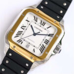 GF Factory Cartier Santos Silver Dial 39.8mm - Image 8